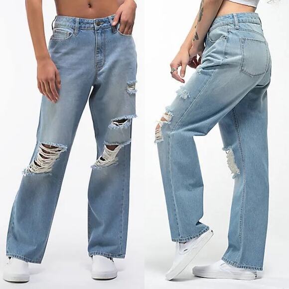 Emprye Frankie Dad Distressed Jean Size 13 - Picture 13 of 13